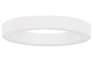 Bílé kovové stropní LED světlo Nova Luce Morbido 60 cm